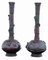 Large Antique Japanese Vases in Bronze, Set of 2 4