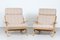 Modern Danish Oak Armchairs by C. F. Christensen / Silkeborg for CFC Silkeborg, Set of 2 1