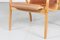 Cognac Leather Lamino Chair by Yngve Ekström for Swedese Möbler, Sweden, 1980s, Image 8