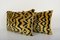 Gold Velvet and Silk Ikat Tiger Cushion Covers, 2010s, Set of 2, Image 2