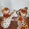 Cuccioli di ghepardo vintage in ceramica, Italia, 1972, set di 2, Immagine 4