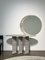 Titanium Ellipse Console Table 01 in Travertine from barh.design 2