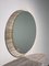 02 Titanium Round Mirror with Led-Lighting in Travertine from barh.design 4