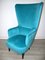 Velvet Lounge Chair in the style of Tom Dixon 4