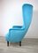 Velvet Lounge Chair in the style of Tom Dixon, Image 2