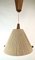 Teak Rope-Raffia Pendant Lamp from Temde, 1960s 17