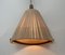 Teak Rope-Raffia Pendant Lamp from Temde, 1960s 3