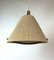 Teak Rope-Raffia Pendant Lamp from Temde, 1960s, Image 10