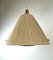 Teak Rope-Raffia Pendant Lamp from Temde, 1960s 9