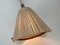 Teak Rope-Raffia Pendant Lamp from Temde, 1960s 6