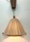 Teak Rope-Raffia Pendant Lamp from Temde, 1960s 2