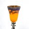 Lámpara de mesa Art Déco vintage de Muller Freres Lunéville, años 30, Imagen 2