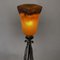 Lámpara de mesa Art Déco vintage de Muller Freres Lunéville, años 30, Imagen 5
