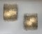 Italian Hammered Glass Ice Sconces attributed to Poliarte, 1970s, Set of 2, Image 13