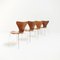No. 3107 Chairs in Rosewood by Arne Jacobsen for Fritz Hansen, 1970, Set of 4 3
