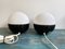 Italian Ceramic and Opaline Glass Ball Lamps by Alvino Bagni, 1970s, Set of 2, Image 5