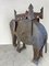 Éléphant Décoratif Antique en Acier, 1920s 6