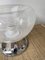 Lámparas italianas de cristal de Murano y metal cromado atribuidas a Veart. Años 70. Juego de 2, Imagen 8