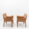 Cab 414 Armchairs by Mario Bellini for Cassina, 1980s, Set of 2 3