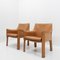 Set of Cab 414 Armchairs by Mario Bellini for Cassina, 1980s 5