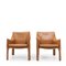 Set of Cab 414 Armchairs by Mario Bellini for Cassina, 1980s 1