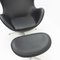 Egg Chair and Ottoman by Arne Jacobsen for Fritz Hansen, 2000s, Set of 2 8