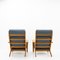 GE 290 Armchairs by Hans Wegner for Getama, 1960s, Set of 2, Image 4