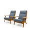 GE 290 Armchairs by Hans Wegner for Getama, 1960s, Set of 2 1