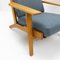 GE 290 Armchairs by Hans Wegner for Getama, 1960s, Set of 2, Image 11