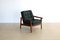 Vintage Teak and Leather Lounge Chair, 1960s 12