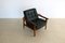 Vintage Sessel aus Teak & Leder, 1960er 11