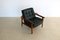 Vintage Teak and Leather Lounge Chair, 1960s, Image 11