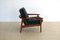 Vintage Teak and Leather Lounge Chair, 1960s 5