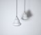 Danish Pendant Lamps in Opaline Glass, 1940s, Set of 2 2