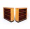 Art Deco English Sycamore Bookcases, 1930s, Set of 2, Image 4