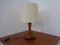 Lámpara de mesa de teca de Domus, años 60, Imagen 2