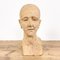 Antique Hand Carved Wooden Relieved Head 7