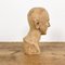 Antique Hand Carved Wooden Relieved Head 3