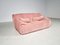 Blush Pink 2-Seat Sandra Sofa by Annie Hiéronimus for Cinna, 1970s, Image 5