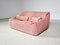 Blush Pink 2-Seat Sandra Sofa by Annie Hiéronimus for Cinna, 1970s, Image 4