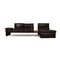 Dark Brown Leather Raoul Corner Sofa with Electric Function from Koinor 9
