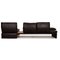 Dark Brown Leather Raoul Corner Sofa with Electric Function from Koinor 11
