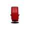 Red Leather Jori Symphony Armchairs with Relax Function, Set of 2 12