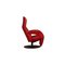 Red Leather Jori Symphony Armchairs with Relax Function, Set of 2 8