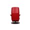 Red Leather Jori Symphony Armchairs with Relax Function, Set of 2 9