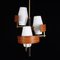 Vintage Italian Ceiling Lamp in Glass, 1960s, Image 4
