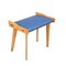 Vintage Italian Stool in Beech, 1950s, Image 1