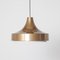 Gold Pendant Lamp by Lisa Johansson-Pape for Orno, 1950s, Image 1