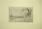 Unbekannt, Blick auf Rom, Original Radierung auf Papier, 1960er 1