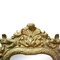 Regency Gold Foil Wood Rectangular Handcrafted Mirror, Spain, 1970s, Image 5